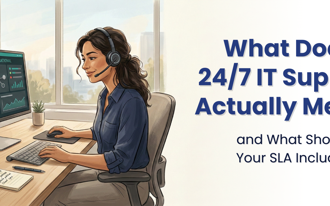 What Does 24/7 IT Support Actually Mean, and What Should Your SLA Include?